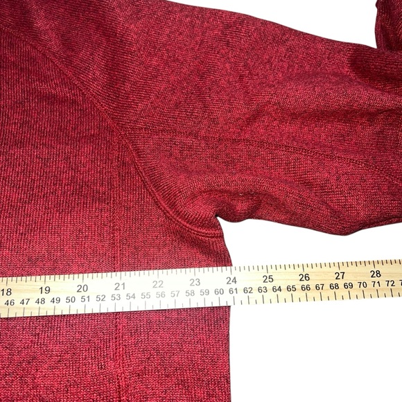 Patagonia 1/4 Zip Sherpa Lined Red Sweater Men’s Size Large - Picture 5 of 7